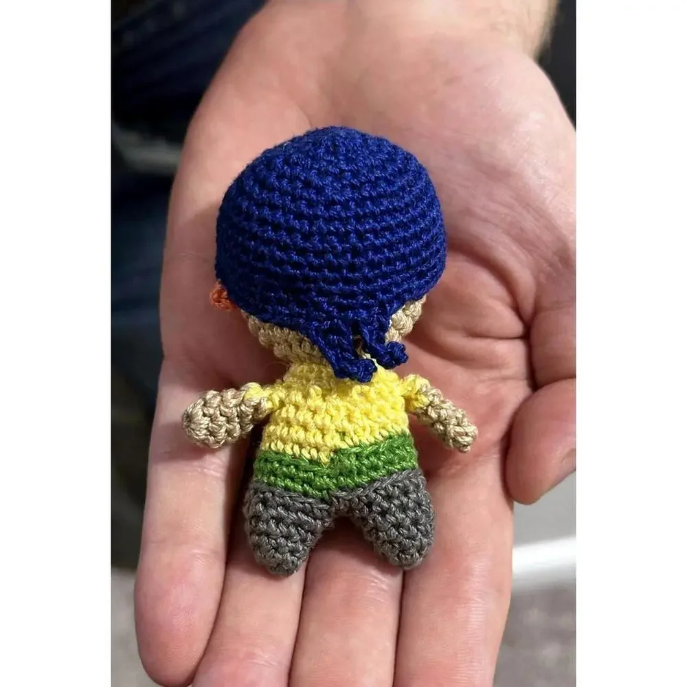 Handcrafted Crochet Miniature Boy Doll